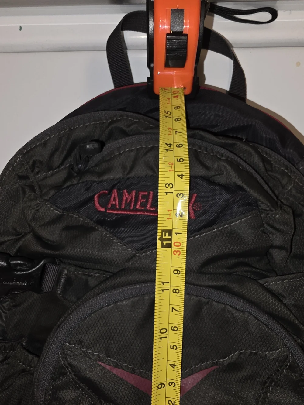 CamelBak Mule Backpack in Black with Maroon Accents